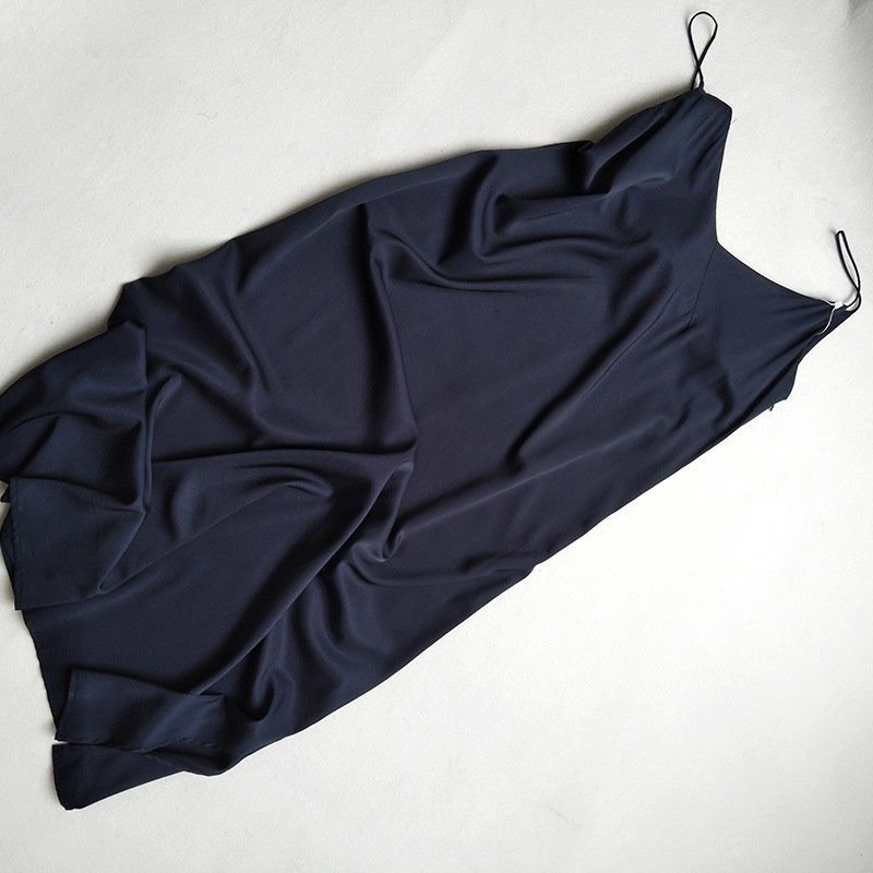 Mulan women's dress 2020 spring new bottomed suspender skirt Korean style versatile thin V-neck sleeveless dress 8006
