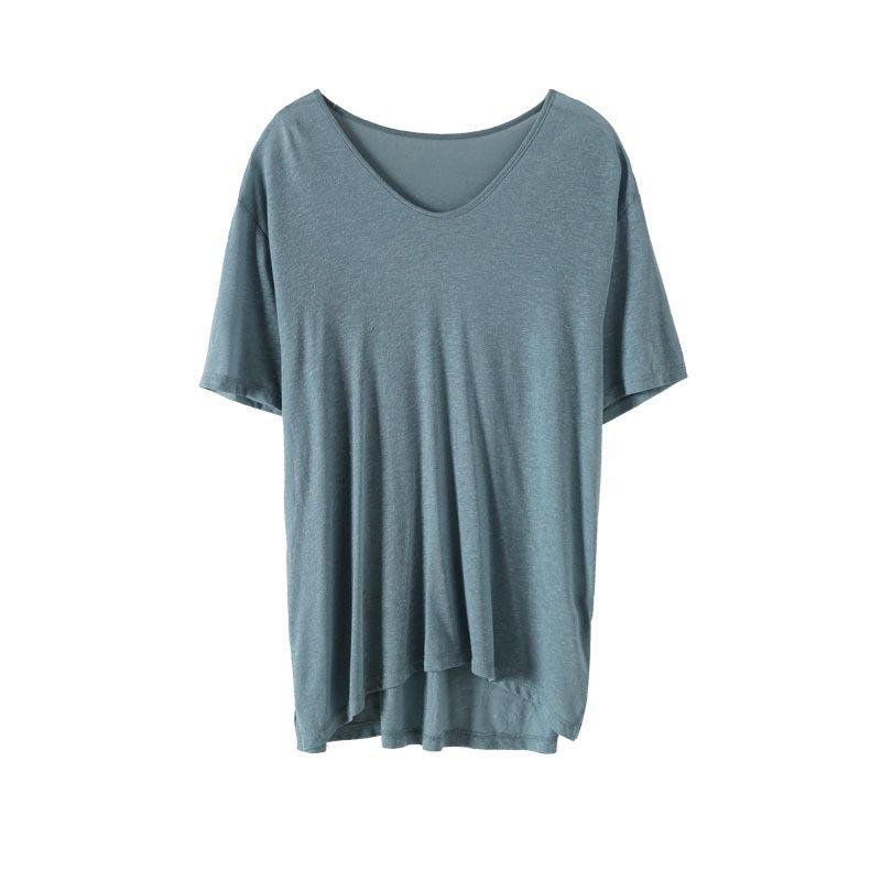 Mulan summer new T-shirt women's short sleeve summer dress 2020 new loose women's T-shirt ins Korean top 8322