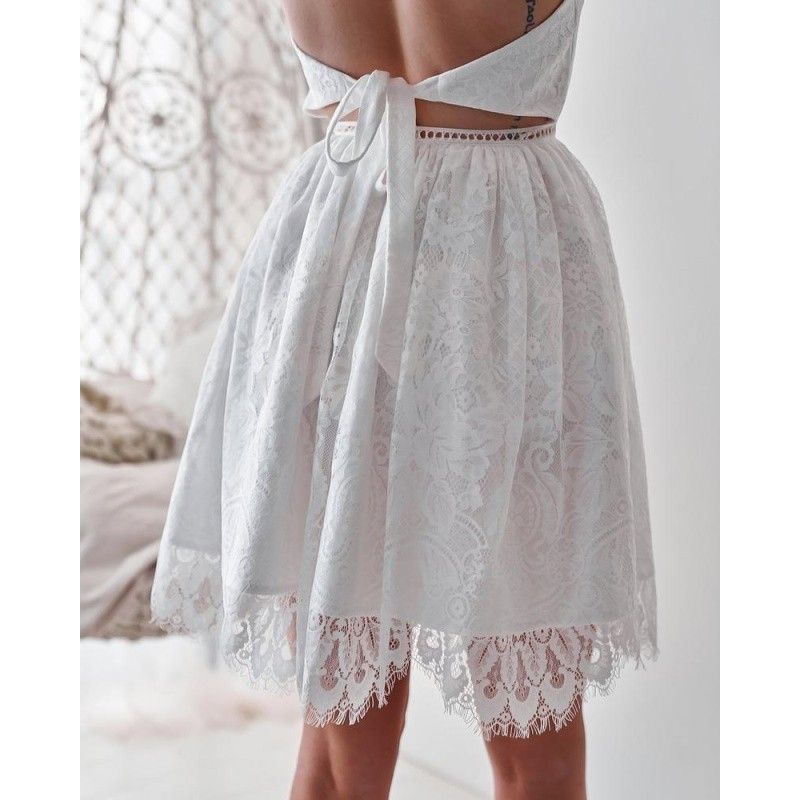 EBay express 2019 Europe and America cross border summer new sexy hollow open back strap dress woman