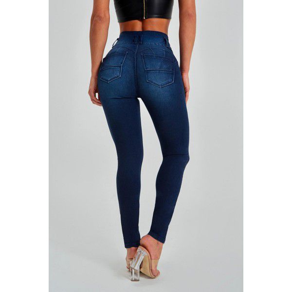 Women's High Waist Tight Elastic Shaped Hip Lift Jeans womenjeans