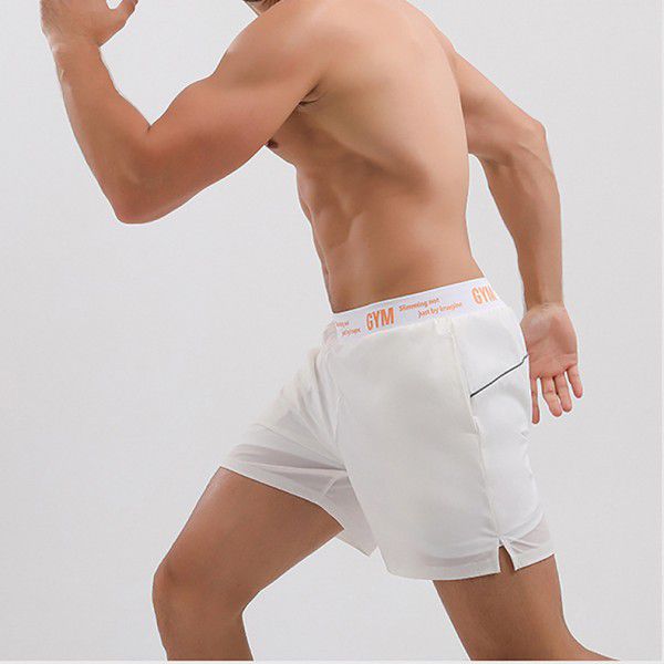 Summer running loose casual quick-drying elastic fashion sports shorts Men's thin training fitness pants 