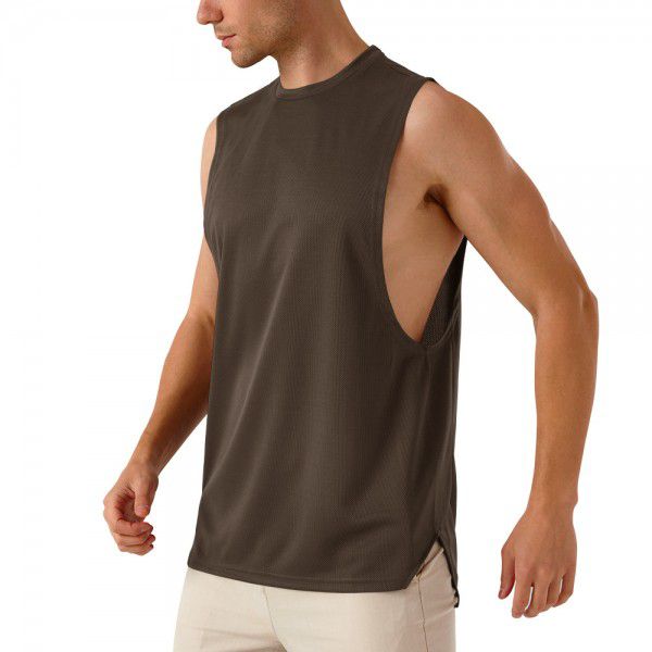Men's Muscle Sports Fitness Short Sleeve Cotton Casual Summer New T-shirt