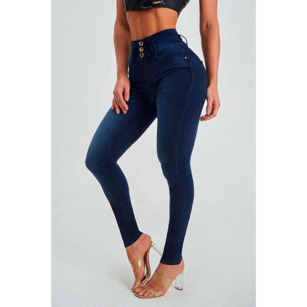 Women's High Waist Tight Elastic Shaped Hip Lift Jeans womenjeans