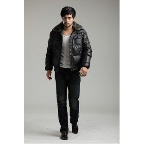 Down jacket, men's cotton jacket, winter clothing, and cold clothing