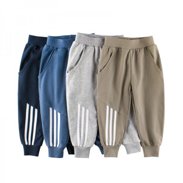 Children's clothing, boys' spring and autumn new children's pants, small and medium-sized children's long pants 