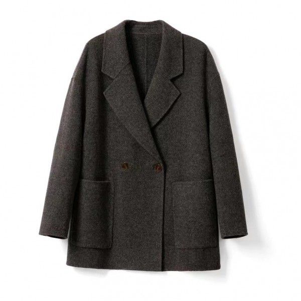 Short suit woolen coat, wool jacket, woolen fabric 